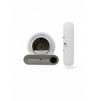 Automatic Cat Litter Box Waste Dispenser Door Panel Replacement, Clip-On Door with L-Shaped Tabs, Dustbin Cover Spare Part (Frame Not Included), Size L 30.4 cm × W 7.5 cm × H 1.5 cm