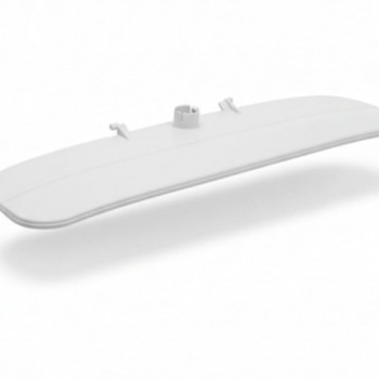 Automatic Cat Litter Box Waste Dispenser Door Panel Replacement, Clip-On Door with L-Shaped Tabs, Dustbin Cover Spare Part (Frame Not Included), Size L 30.4 cm × W 7.5 cm × H 1.5 cm