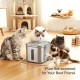 Stainless Steel Pet Water Fountain 2.2L | Automatic Cat & Dog Water Dispenser | 304 Stainless Steel | Ultra-Quiet Pump | Triple Filtration System | BPA-Free | USB Powered | Silver | WF120