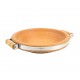 Terracotta Bird Feeder & Bird Bath Tray with Steel Reinforced Band and Wooden Handles, Heavy Duty Outdoor Wildlife Feeding Dish, Rustic Garden Decor, Small, 32 x 29 x 5.5 cm Terracotta Bird Feeder & Bird Bath Tray with Steel Reinforced Band and Wooden Handles, Heavy Duty Outdoor Wildlife Feeding Dish, Rustic Garden Decor, Small, 32 x 29 x 5.5 cm