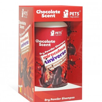 Pets Republic Powder Shampoo Chocolate Scent (500g)