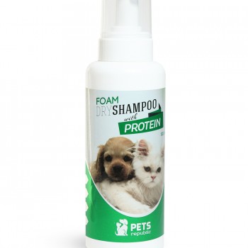 FOAM DRY SHAMPOO PROTEIN (520ml) For Dog & Cat