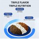 PINK MEGA 3 All Life Stages Cat Food Chicken Salmon Recipe 1.5 kg Grain Free High Protein Cat Food Triple Texture Kibble Baked Raw Freeze Dried Raw Complete Balanced Nutrition