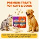 PINK Protein Bites Freeze Dried Chicken Treats for Cats and Dogs 60g 100% Pure Chicken High Protein Natural Pet Snack All Life Stages Grain Free Training Treat Topper