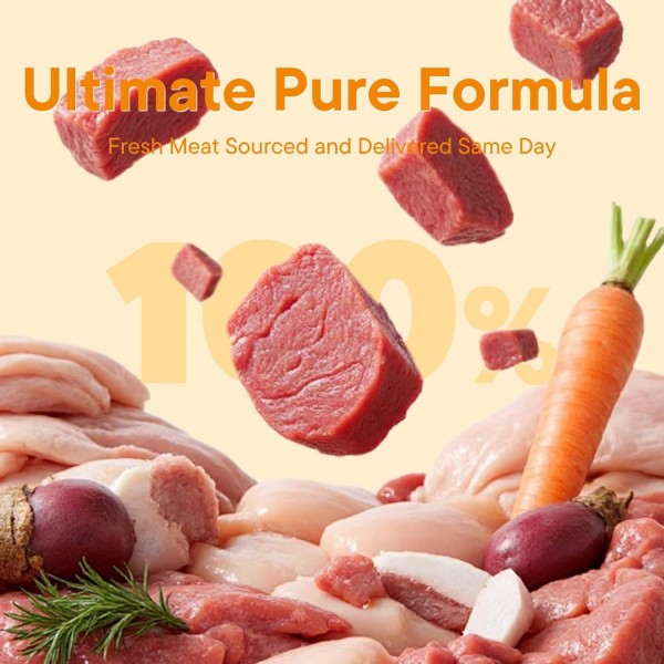 Pink Bites Freeze Dried Duck Treats for Cats and Dogs 60g, 100% Pure Duck Meat, High Protein Pet Treat, Single Ingredient Natural Meat Snack, Training Reward & Meal Topper, All Life Stages