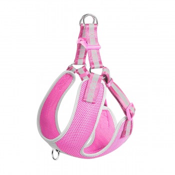 Fida Step-in Dog Harness – Reflective Pink - Large Fida Step-in Dog Harness – Reflective Pink - Large