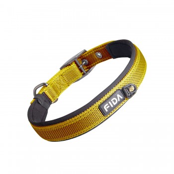 Fida Heavy Duty Dog Collar – Yellow - Small Fida Heavy Duty Dog Collar – Yellow - Small
