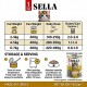 SELLA Wet Cat Food Chunks in Gravy with Chicken & Bonito for Adult Cats, 12 Cans x 400g (4.8kg), Enriched with Vitamins A, D3, E and Taurine, Made in Turkey