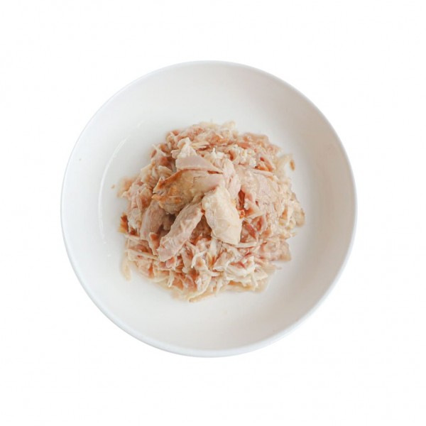 Kit Cat Deboned Tuna & Chicken Toppers Wet Cat Food, 6 x 50g – Grain-Free, Natural Cat Food Topper with Omega-3 & Taurine, Hairball Control, No Artificial Preservatives, No Pork or Lard