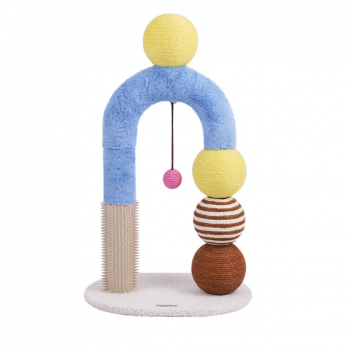 Vertical Sisal Cat Scratching Ball Copper & Aluminum Creative Toy for Cats Easter Handgrip Design Multi Color, Size, 69cm x 31cm x 42cm Vertical Sisal Cat Scratching Ball Copper & Aluminum Creative Toy for Cats Easter Handgrip Design Multi Color, Size, 69cm x 31cm x 42cm
