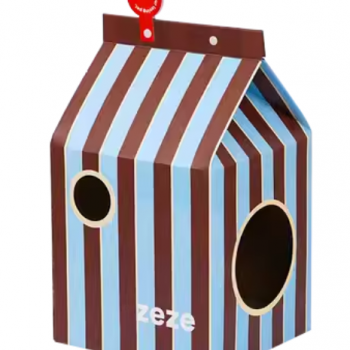Milk Box Shape Cat Scratch Board Carton Cat House , SIze - 63cm x 31cm x 33cm Milk Box Shape Cat Scratch Board Carton Cat House , SIze - 63cm x 31cm x 33cm
