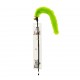 Cozy Paws Interactive Green Cat Teaser Wand Toy with Bell – Plush Tail & Catnip-Infused Feather for Active Indoor Cat Exercise and Playtime
