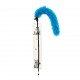 Cozy Paws Interactive Blue Cat Teaser Wand Toy with Bell – Plush Tail & Catnip-Infused Feather for Indoor Cat Exercise, Hunting Play & Daily Bonding