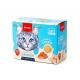 Wanpy Wanpy Lickable Cream Spoon Salmon Cat Treat 10 x 16g – Grain Free Creamy Lickable Cat Snack with Real Salmon Tuna & Chicken – Taurine & Vitamin Enriched Wet Cat Treat for Kittens & Adult Cats – Mess Free Single Serve Cat Puree Treats