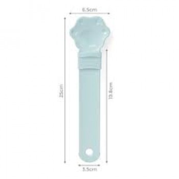 Cat Strip Feeder, Pet Feeder Cat Strip Squeeze Spoon, Cat Snack Spoon for Lickable Wet Cat Pet Liquid (BLUE)