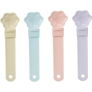 Cat Strip Feeder, Pet Feeder Cat Strip Squeeze Spoon, Cat Snack Spoon for Lickable Wet Cat Pet Liquid (BLUE)