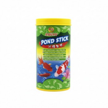 AQUAV Pond Stick Fish Food 500ml – Complete Nutrition for Koi & All Pond Fish, Low Waste Formula