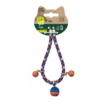 M-PETS Pixie Cat Eco Collar Red & Blue M-PETS Pixie Cat Eco Collar Red & Blue