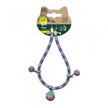 M-PETS Pixie Cat Eco Collar Purple & Teal