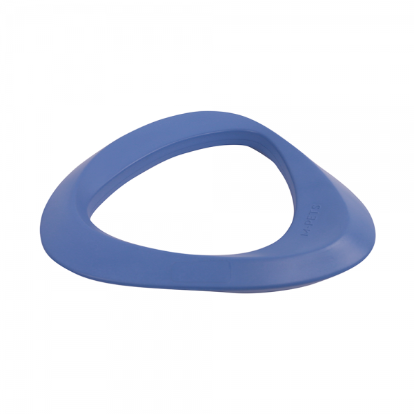 M-PETS Air Toss Mobius Blue Dog Toy – Lightweight Floating Interactive Fetch Toy for Dogs – Durable Chew Resistant Erratic Flight Training Toy for Indoor, Outdoor & Pool Play – 22 x 19 x 3 cm