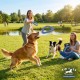 M-PETS Air Toss Mobius Blue Dog Toy – Lightweight Floating Interactive Fetch Toy for Dogs – Durable Chew Resistant Erratic Flight Training Toy for Indoor, Outdoor & Pool Play – 22 x 19 x 3 cm