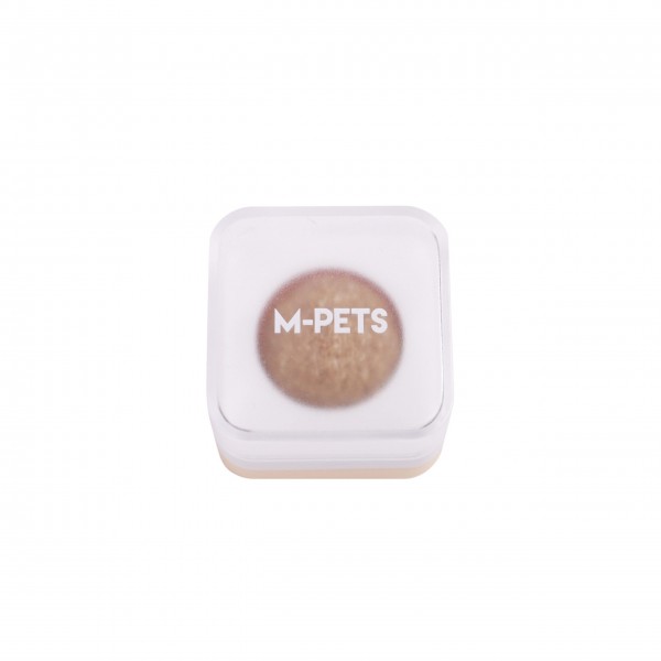 M-PETS Herball Gall Fruit Ball Interactive Cat Toy Beige 4.5 x 4.5 x 4 cm Silvervine Wall Mounted Catnip Ball for Dental Care Furball Control and Boredom Relief