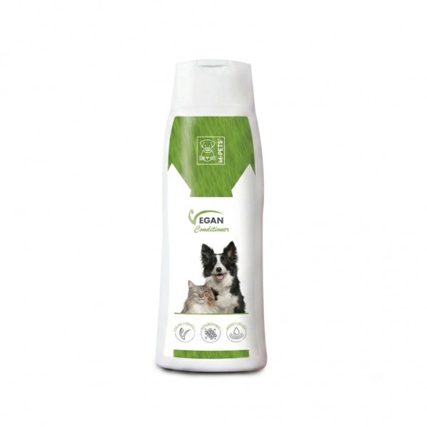 M-PETS Vegan Pet Conditioner 250ml – Natural Cruelty-Free Dog & Cat Conditioner | Deep Moisturizing with Hydrolyzed Oat Protein & Olive Oil | Soft, Shiny & Tangle-Free Fur Care