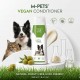 M-PETS Vegan Pet Conditioner 250ml – Natural Cruelty-Free Dog & Cat Conditioner | Deep Moisturizing with Hydrolyzed Oat Protein & Olive Oil | Soft, Shiny & Tangle-Free Fur Care