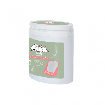 M-PETS Daily Double-sided Finger Wipes for Ears 50 pcs