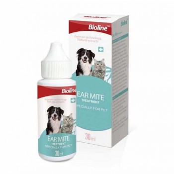 Bioline Ear Mites Treatment for Dogs and Cats ( 30 ml ) Bioline Ear Mites Treatment for Dogs and Cats ( 30 ml )
