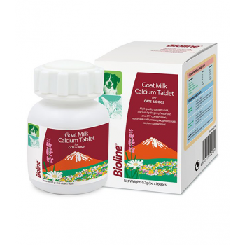 Bioline Goat's Milk Calcium Tablet 160 Pcs - Suitable For Dogs And Cats Of All Ages Bioline Goat's Milk Calcium Tablet 160 Pcs - Suitable For Dogs And Cats Of All Ages