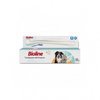 Bioline Toothpaste With Enzyme - (50g) For Cat & Dog Bioline Toothpaste With Enzyme - (50g) For Cat & Dog