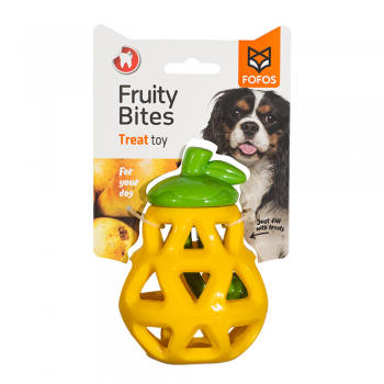 FOFOS Fruity Treat Dispensing Dog Toy (Bites pear) FOFOS Fruity Treat Dispensing Dog Toy (Bites pear)