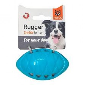 FOFOS Crunch Football L Assorted FOR DOG (Blue Colors)