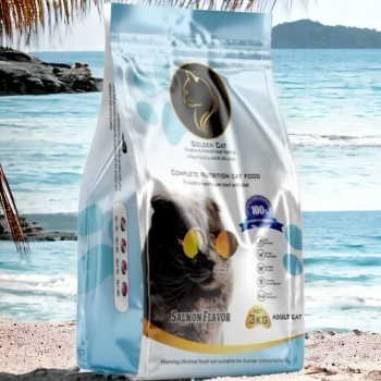 Golden Cat Salmon Adult Dry Food - 3kg x 4 bag ( Total 12 kg ) For Cat
