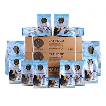 GOLDEN CAT Salmon Dry Cat Food 36kg (12 x 3kg Packs) | Adult Cat Food | High Protein Complete & Balanced Nutrition | Omega 3 Formula for Healthy Skin and Shiny Coat | All Breeds