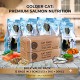 GOLDEN CAT Salmon Dry Cat Food 36kg (12 x 3kg Packs) | Adult Cat Food | High Protein Complete & Balanced Nutrition | Omega 3 Formula for Healthy Skin and Shiny Coat | All Breeds