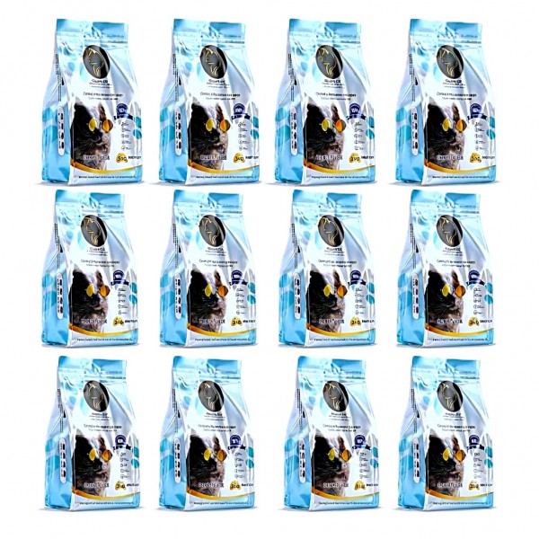 GOLDEN CAT Salmon Dry Cat Food 36kg (12 x 3kg Packs) | Adult Cat Food | High Protein Complete & Balanced Nutrition | Omega 3 Formula for Healthy Skin and Shiny Coat | All Breeds