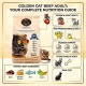 Adult Cat Dry Food 36kg – Golden Cat Beef Flavoured, 12 x 3kg Pack, 29% High Protein, Complete Balanced Nutrition with Taurine, Vitamins & Minerals, 3 Boxes Adult Cat Dry Food 36kg – Golden Cat Beef Flavoured, 12 x 3kg Pack, 29% High Protein, Complete Balanced Nutrition with Taurine, Vitamins & Minerals, 3 Boxes