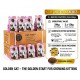 GOLDEN CAT 24 KG Cat Dry Food | 3kg x 8 Bags 2 Cartons | Chicken Fish Egg & Milk Flavor | 32% High Protein Complete Cat Nutrition for Kittens Adult & Mother Cats