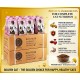 GOLDEN CAT 24 KG Cat Dry Food | 3kg x 8 Bags 2 Cartons | Chicken Fish Egg & Milk Flavor | 32% High Protein Complete Cat Nutrition for Kittens Adult & Mother Cats