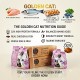 GOLDEN CAT 36 KG Cat Dry Food | Chicken Fish Egg and Milk Flavor | 3 KG x 12 Bags | 3 Cartons | 32% High Protein Complete Cat Food for Kittens Adult and Mother Cats