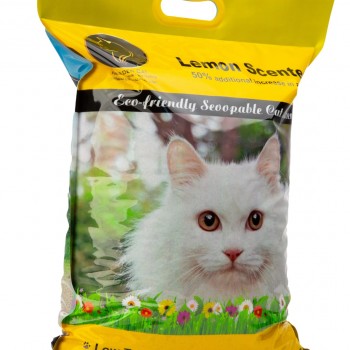 Golden Cat Cat Litter Bentonite Strong Clumping Lemon Scented (8kg-10L)