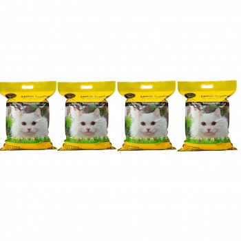 Golden Cat Cat Litter Bentonite Strong Clumping Lemon Scented 8kg x 4bag  ( Total 32 kg ) Golden Cat Cat Litter Bentonite Strong Clumping Lemon Scented 8kg x 4bag  ( Total 32 kg )