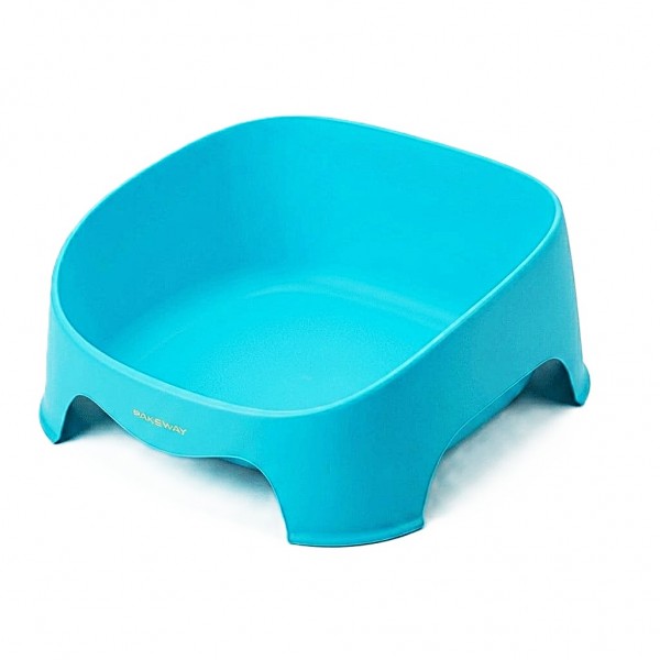 Pakeway Multi Functioned Cat Tray 54.5 × 43 × 39 cm – Open Cat Litter Tray for Cats, Spacious Pet Toilet Pan with Raised Sides, Durable Easy-Clean Plastic Litter Box (Blue)
