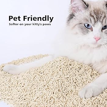 Cat Litteer Tofu Clumping Flushable litter,Premium Cat Litter Sweet Milk,PrimeCat, 4.5kg (10 Litter)