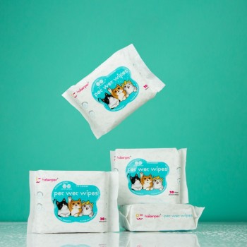 Haisenpet Anti Bacterial Pet Wet Wipes ( 30 Wipes 200mm X 160mm )