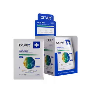 DR. VET Urine pH Test Particles for Cats – Health Monitoring Additive for Cat Litter – Flushable & Easy to Use – 10g x 10 Pouches