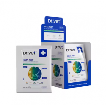 DR. VET Urine pH Test Particles for Cats – Health Monitoring Additive for Cat Litter – Flushable & Easy to Use – 10g x 10 Pouches