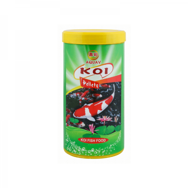 Aquav Koi Pellets 500ML – Premium Koi Fish Food for Vibrant Color, Healthy Growth & Strong Immunity, Non-Clouding, Pond & Aquarium
